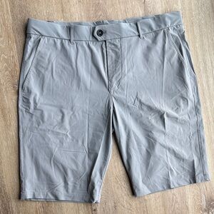 Greyson Light Gray Flat Front Shorts